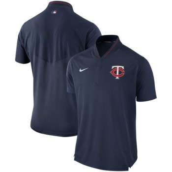 Men's Minnesota Twins Navy Authentic Collection Elite Performance Polo Men's Minnesota Twins Navy Authentic Collection Elite Performance Polo