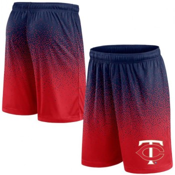Men's Minnesota Twins Navy/Red Ombre Shorts Men's Minnesota Twins Navy/Red Ombre Shorts