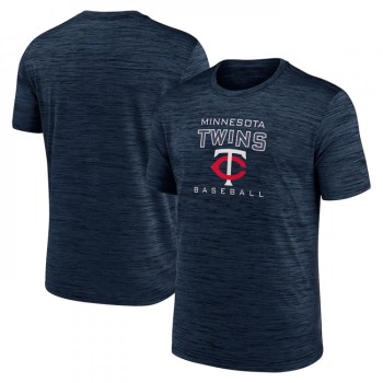 Men's Minnesota Twins Navy Velocity Practice Performance T-Shirt Men's Minnesota Twins Navy Velocity Practice Performance T-Shirt