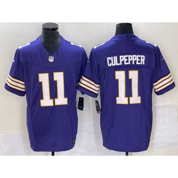 Men's Minnesota Vikings #11 Daunte Culpepper Purple 2023 F.U.S.E. Vapor Untouchable Limited Stitched Jersey