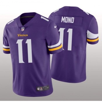 Men's Minnesota Vikings #11 Kellen Mond Purple 2021 Vapor Untouchable Limited Stitched Jersey Men's Minnesota Vikings #11 Kellen Mond Purple 2021 Vapor Untouchable Limited Stitched Jersey
