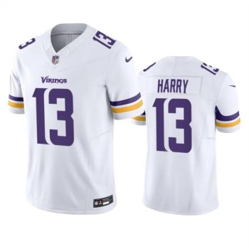 Men's Minnesota Vikings #13 N'Keal Harry White 2023 F.U.S.E. Vapor Untouchable Limited Stitched Jersey Men's Minnesota Vikings #13 N'Keal Harry White 2023 F.U.S.E. Vapor Untouchable Limited Stitched Jersey