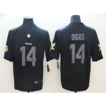 Men's Minnesota Vikings #14 Stefon Diggs Black 2018 Impact Limited Stitched NFL Jersey Men's Minnesota Vikings #14 Stefon Diggs Black 2018 Impact Limited Stitched NFL Jersey
