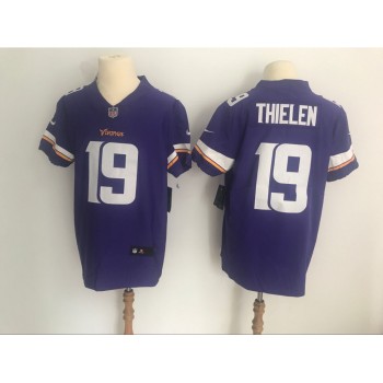 Men's Minnesota Vikings #19 Adam Thielen Purple Vapor Untouchable Elite Stitched NFL Jersey Men's Minnesota Vikings #19 Adam Thielen Purple Vapor Untouchable Elite Stitched NFL Jersey