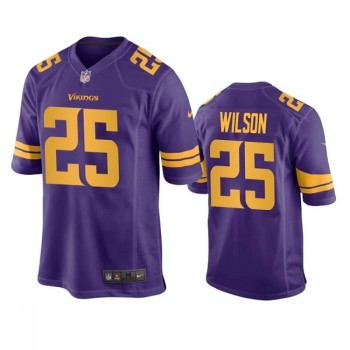 Men's Minnesota Vikings #25 Albert Wilson Purple Color Rush Stitched Jersey Men's Minnesota Vikings #25 Albert Wilson Purple Color Rush Stitched Jersey
