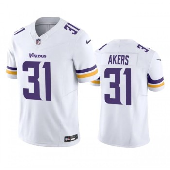 Men's Minnesota Vikings #31 Cam Akers White 2023 F.U.S.E. Vapor Untouchable Limited Stitched Jersey Men's Minnesota Vikings #31 Cam Akers White 2023 F.U.S.E. Vapor Untouchable Limited Stitched Jersey