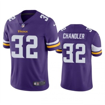 Men's Minnesota Vikings #32 Ty Chandler Purple 2023 F.U.S.E. Vapor Untouchable Limited Stitched Jersey Men's Minnesota Vikings #32 Ty Chandler Purple 2023 F.U.S.E. Vapor Untouchable Limited Stitched Jersey