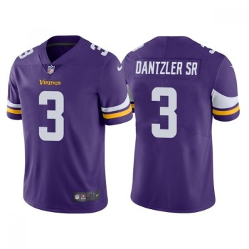 Men's Minnesota Vikings #3 Cameron Dantzler Purple Vapor Untouchable Stitched Jersey Men's Minnesota Vikings #3 Cameron Dantzler Purple Vapor Untouchable Stitched Jersey