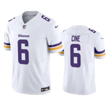 Men's Minnesota Vikings #6 Lewis Cine White 2023 F.U.S.E. Vapor Untouchable Stitched Jersey Men's Minnesota Vikings #6 Lewis Cine White 2023 F.U.S.E. Vapor Untouchable Stitched Jersey