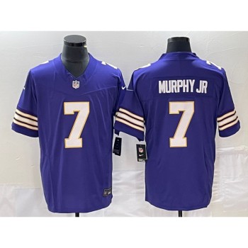 Men's Minnesota Vikings #7 Byron Murphy Jr. Purple 2023 F.U.S.E. Vapor Untouchable Limited Stitched Jersey Men's Minnesota Vikings #7 Byron Murphy Jr. Purple 2023 F.U.S.E. Vapor Untouchable Limited Stitched Jersey