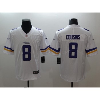 Men's Minnesota Vikings #8 Kirk Cousins White Vapor Untouchable Limited Stitched NFL Jersey Men's Minnesota Vikings #8 Kirk Cousins White Vapor Untouchable Limited Stitched NFL Jersey