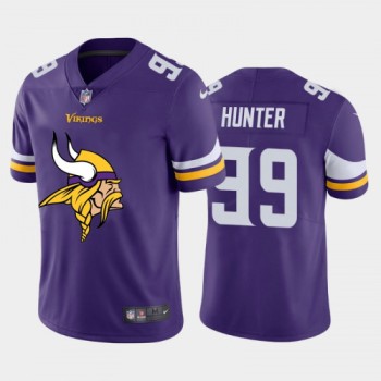 Men's Minnesota Vikings #99 Danielle Hunter Purple 2020 Team Big Logo Limited Stitched Jersey Men's Minnesota Vikings #99 Danielle Hunter Purple 2020 Team Big Logo Limited Stitched Jersey