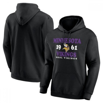 Men's Minnesota Vikings Black Fierce Competitor Pullover Hoodie Men's Minnesota Vikings Black Fierce Competitor Pullover Hoodie