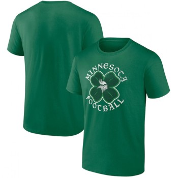 Men's Minnesota Vikings Kelly Green St. Patrick's Day Celtic T-Shirt Men's Minnesota Vikings Kelly Green St. Patrick's Day Celtic T-Shirt