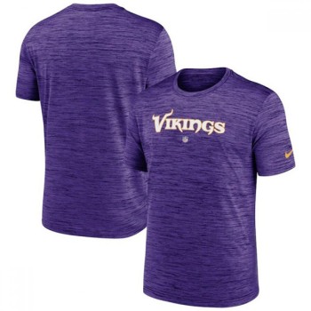 Men's Minnesota Vikings Purple Velocity Performance T-Shirt Men's Minnesota Vikings Purple Velocity Performance T-Shirt