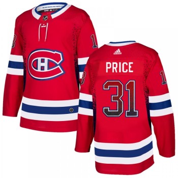 Men's Montreal Canadiens #31 Carey Price Red Drift Fashion Stitched NHL Jersey