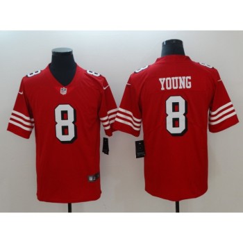 Men's NFL San Francisco 49ers #8 Steve Young Red 2018 Vapor Untouchable Limited Stitched NFL Jersey Men's NFL San Francisco 49ers #8 Steve Young Red 2018 Vapor Untouchable Limited Stitched NFL Jersey