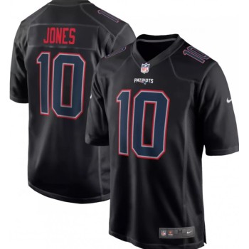 Men's New England Patriots #10 Mac Jones Black Stitched Football Jersey Men's New England Patriots #10 Mac Jones Black Stitched Football Jersey