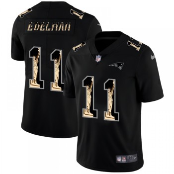 Men's New England Patriots #11 Julian Edelman 2019 Black Statue of Liberty Limited Stitched NFL Jersey Men's New England Patriots #11 Julian Edelman 2019 Black Statue of Liberty Limited Stitched NFL Jersey
