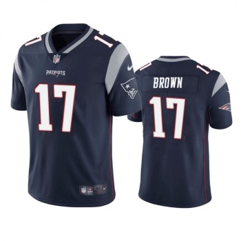Men's New England Patriots #17 Antonio Brown Navy Limited Stitched NFL Jersey Men's New England Patriots #17 Antonio Brown Navy Limited Stitched NFL Jersey