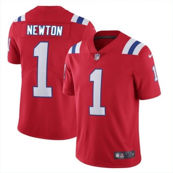 Men's New England Patriots #1 Cam Newton 2020 New Red Vapor Untouchable Limited Stitched Jersey Men's New England Patriots #1 Cam Newton 2020 New Red Vapor Untouchable Limited Stitched Jersey