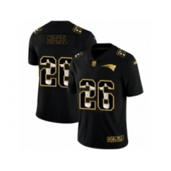 Men's New England Patriots #26 Sony Michel Black Jesus Faith Edition Limited Stitched Jersey Men's New England Patriots #26 Sony Michel Black Jesus Faith Edition Limited Stitched Jersey