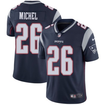 Men's New England Patriots #26 Sony Michel Navy Blue Vapor Untouchable Limited Stitched NFL Jersey Men's New England Patriots #26 Sony Michel Navy Blue Vapor Untouchable Limited Stitched NFL Jersey