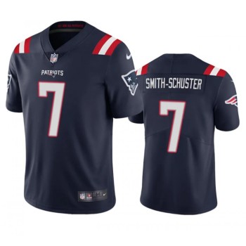 Men's New England Patriots #7 JuJu Smith-Schuster Navy Vapor Untouchable Stitched Football Jersey