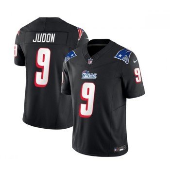 Men's New England Patriots #9 Matthew Judon Black 2023 F.U.S.E. Throwback Limited Stitched Football Jersey Men's New England Patriots #9 Matthew Judon Black 2023 F.U.S.E. Throwback Limited Stitched Football Jersey