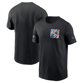 Men's New England Patriots Black 2023 Crucial Catch Sideline Tri-Blend T-Shirt Men's New England Patriots Black 2023 Crucial Catch Sideline Tri-Blend T-Shirt
