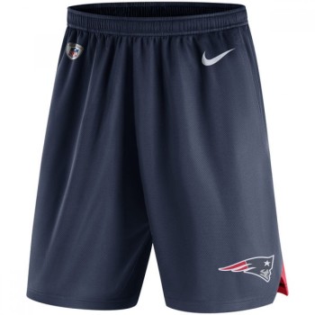 Men's New England Patriots Navy Knit Performance Shorts