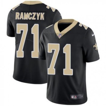 Men's New Orleans Saints #71 Ryan Ramczyk Black Vapor Untouchable Limited Stitched NFL Jersey