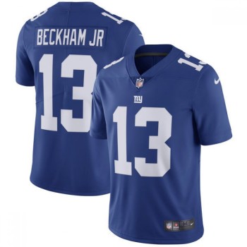 Men's New York Giants #13 Odell Beckham Jr Royal Vapor Untouchable Limited Stitched NFL Jersey