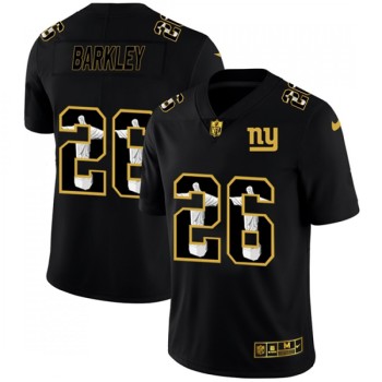 Men's New York Giants #26 Saquon Barkley 2020 Black Jesus Faith Edition Limited Stitched Jersey Men's New York Giants #26 Saquon Barkley 2020 Black Jesus Faith Edition Limited Stitched Jersey