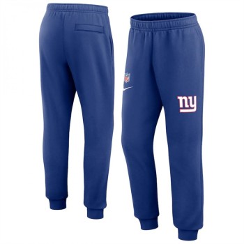 Men's New York Giants Blue Chop Block Fleece Sweatpants Men's New York Giants Blue Chop Block Fleece Sweatpants