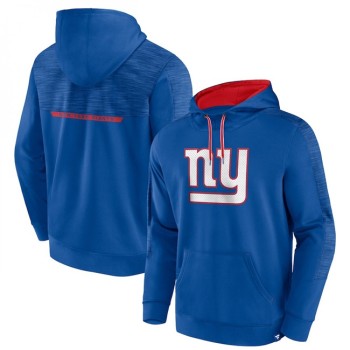 Men's New York Giants Blue Defender Evo Pullover Hoodie Men's New York Giants Blue Defender Evo Pullover Hoodie