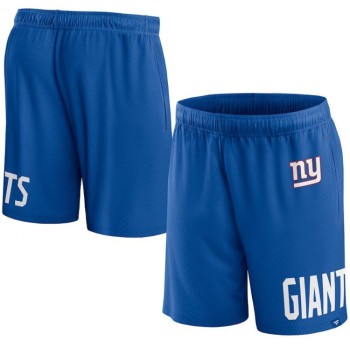 Men's New York Giants Blue Shorts Men's New York Giants Blue Shorts