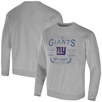Men's New York Giants Gray Darius Rucker Collection Pullover Sweatshirt Men's New York Giants Gray Darius Rucker Collection Pullover Sweatshirt