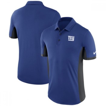 Men's New York Giants Royal Evergreen Polo Men's New York Giants Royal Evergreen Polo
