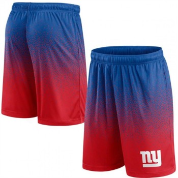 Men's New York Giants Royal/Red Ombre Shorts Men's New York Giants Royal/Red Ombre Shorts