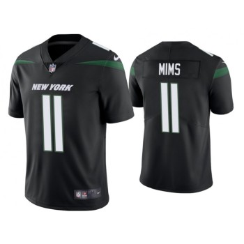 Men's New York Jets #11 Denzel Mims Black Vapor Untouchable Limited Stitched Jersey Men's New York Jets #11 Denzel Mims Black Vapor Untouchable Limited Stitched Jersey