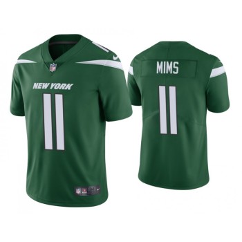 Men's New York Jets #11 Denzel Mims Green Vapor Untouchable Limited Stitched Jersey