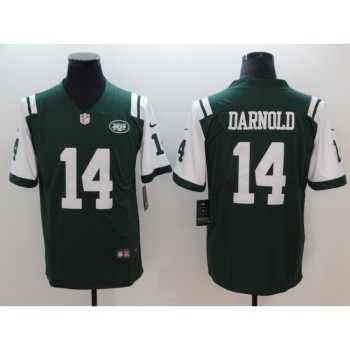 Men's New York Jets #14 Sam Darnold Green 2018 NFL Draft Vapor Untouchable Limited Stitched Jersey Men's New York Jets #14 Sam Darnold Green 2018 NFL Draft Vapor Untouchable Limited Stitched Jersey