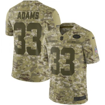 Men's New York Jets #33 Jamal Adams 2018 Camo Salute to Service Limited Stitched NFL Jersey Men's New York Jets #33 Jamal Adams 2018 Camo Salute to Service Limited Stitched NFL Jersey