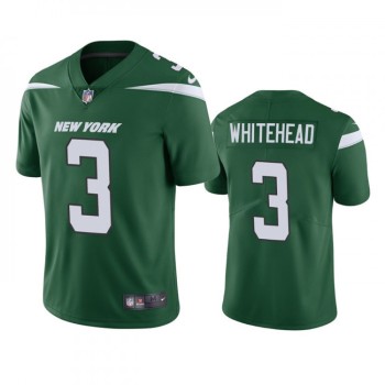 Men's New York Jets #3 Jordan Whitehead Green Vapor Untouchable Limited Stitched Jersey Men's New York Jets #3 Jordan Whitehead Green Vapor Untouchable Limited Stitched Jersey