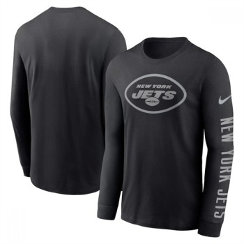 Men's New York Jets Black Long Sleeve T-Shirt Men's New York Jets Black Long Sleeve T-Shirt