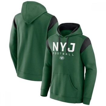 Men's New York Jets Green Call The Shot Pullover Hoodie Men's New York Jets Green Call The Shot Pullover Hoodie