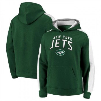 Men's New York Jets Green Game Time Arch Pullover Hoodie Men's New York Jets Green Game Time Arch Pullover Hoodie