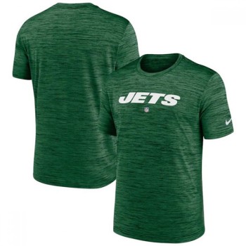 Men's New York Jets Green Velocity Performance T-Shirt Men's New York Jets Green Velocity Performance T-Shirt