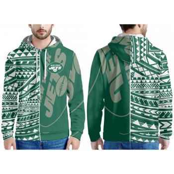 Men's New York Jets Green/White Pullover Hoodie Men's New York Jets Green/White Pullover Hoodie